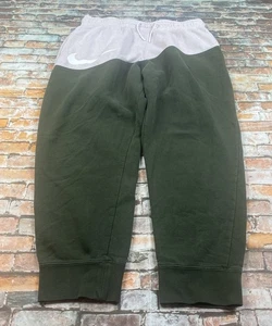 Nike Sweatpants Ladies XL Green Joggers Athletic Gym Workout Outdoor Womens - Picture 1 of 16