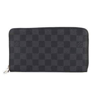 LOUIS VUITTON Damier Graphite Zippy Organizer Long Wallet N63077 Purse 90301497 - Picture 1 of 9