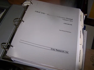 Cray Research Cray T3D Hardware Reference Manuals 1 and 2 - CMM-0602-000 - Picture 1 of 4