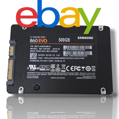 Samsung SSD 860 EVO – 500GB – SATA 2,5" geprüft & funktionsfähig mind. 91% #W137 - Bild 1 von 2
