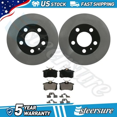 Juego de pastillas de freno de disco trasero rotor de freno de disco para Audi A1 2015-2015 Foto 1 de 4