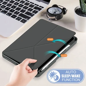 Für Apple iPad 10 / A16 2025 Transform Ständer Leder Auto Smart Sleep Case Hülle - Bild 1 von 60