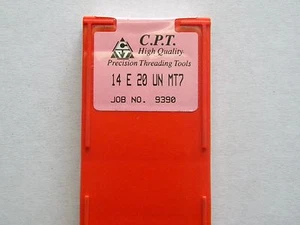 Placa para fresado roscado de C.P.T., 14 E 20 UN MT 7 - Imagen 1 de 2
