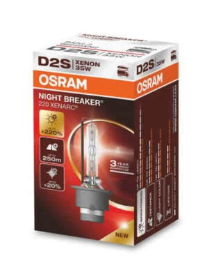 OSRAM D2S 35W XENARC® NIGHT BREAKER® LASER +220% Mehr Licht XENON Brenner Lampe. - Bild 1 von 3
