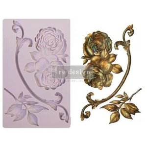 Prima re·design Molde Silicona 5" x 8" - Rosa Victoriana - Imagen 1 de 3