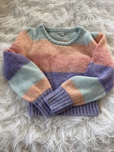 Habitual girl Striped Sweater Size 10 - Picture 1 of 8