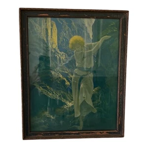 Antique Maxfield Parrish (1870-1966) Print Reinthal & Newman The Canyon USA 1920 - Picture 1 of 9
