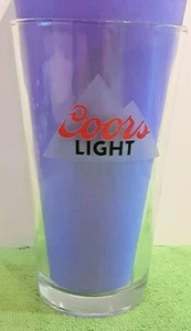 COORS Light "Frosted Mountain" Pint Glass Collector - Home Bar - Man Cave - Picture 1 of 6