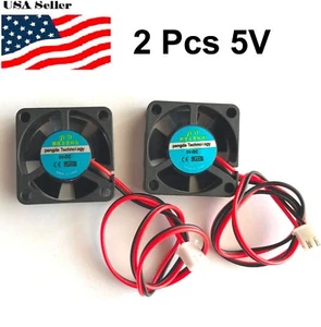 2 Pcs 5V 12V 24V 30mm Cooling Computer Fan 3010 30x30x10mm DC 3D Printer 2-Pin