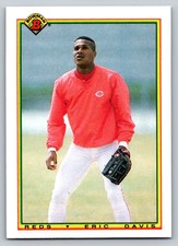 1990  Bowman #58 Eric Davis Cincinnati Reds
