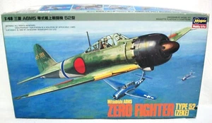 Kit de hobby Hasegawa 1988 1:48 Mitsubishi A6M1 tipo 52 Zeke/Zero Fighter sin sellar - Imagen 1 de 9