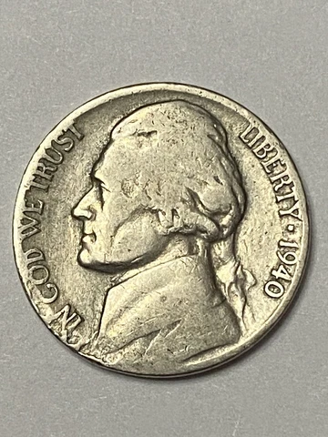 ERROR JEFFERSON NICKEL 1940 Cover