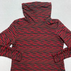 Westbound Knit Funnel Sweater Women's M Red Long Sleeve Pullover - Picture 1 of 12