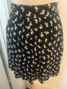Kaki Paprika Rayon Mini Skirt Size 4 NWT - Picture 1 of 6
