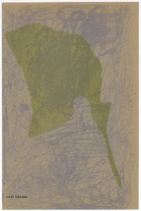 Lucio Fontana Original Lithographie - Photo 1 sur 1