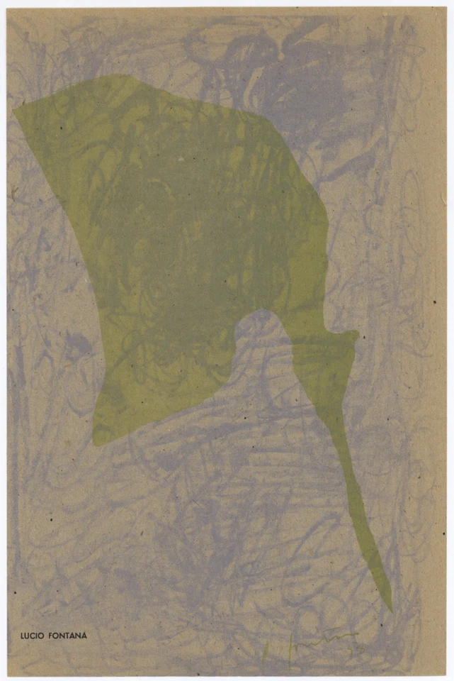 Litografía original Lucio Fontana Foto 1 de 1