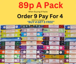 Satya Incense Nag Champa Insence Sticks Joss Mix & Match Scents - Picture 1 of 81
