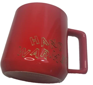 Starbucks 2019 Hand Warmer Red Ceramic Coffee Mug Cup 12 oz Limited Ed - Picture 1 of 4