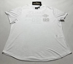NWT Harley Davidson 120th Anniversary Shirt Women’s 1W Short Sleeve New - Picture 1 of 10