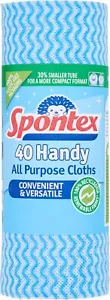 Spontex 40 Handy All Purpose Cloths - Picture 1 of 4