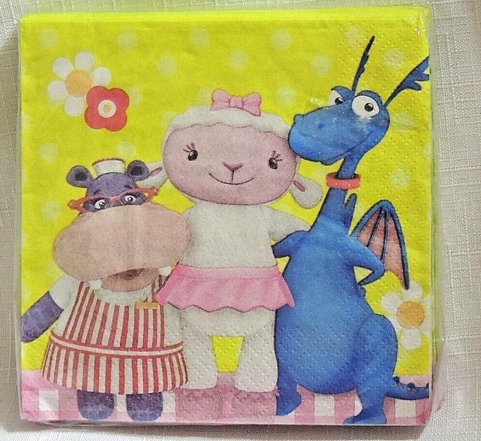 DOC McSTUFFINS  16 PAPER DESERT  NAPKINS  --PARTY SUPPLIES - Image 1 of 1