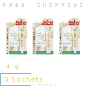 3 Sachets X 4 g BK SENSI FOUNDATION ACNE BB SPF50+ PA++++ Facial Sunscreen Skin - Picture 1 of 15