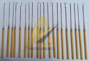Juego de 20 instrumentos de neurocirugía Rhoton Micro Disectores - Imagen 1 de 2