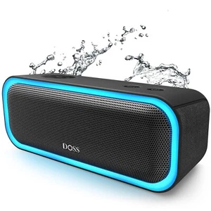 New - DOSS Bluetooth Speaker Soundbox Pro Wireless Waterproof Synced Lights - Picture 1 of 2