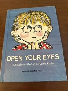OPEN YOUR EYES Roz Abisch Illustrierte Boche Kaplan Vintage Kinder Hardcover 1964 - Bild 1 von 10
