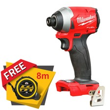 Milwaukee M18FID2 18V Fuel Impact Driver With free Pocket Tape Measures 8M/26ft