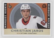 2017-18 O-Pee-Chee OPC RETRO Marquee ROOKIE #638 Christian Jaros Ottawa Senators
