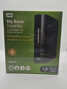 WD Western Digital My Book Essential 1.5 TB USB 3.0 Desktop External Hard Drive - Picture 1 of 4