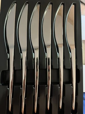 6 Dinner Knives Solid WMF NORDIC Stainless Modern NEW 9.5” - Image 1 of 3