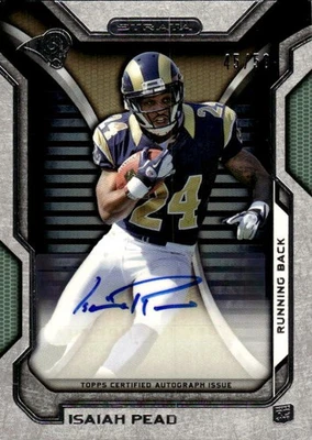 2012 Topps Strata (Hobby) Isaiah Pead #RA-IP Rookie Autographs A12 - Image 1 of 2