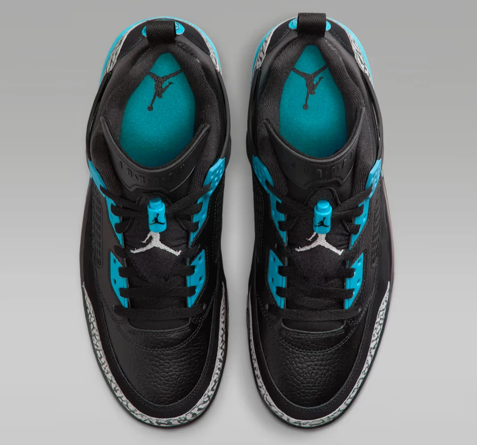 Jordan Spizike Low Shoes Black Gamma Blue Wolf Grey Men's | Size 7 - 14 - Image 1 of 4