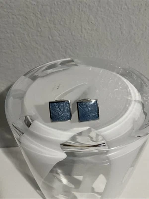 David Donahue Sterling Silver 925 Paisley Cufflinks - Image 1 of 4