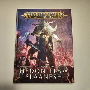 Warhammer 40K Hedonites of Slaanesh Codex Age Sigmar Chaos Battletome Hardcover - Bild 1 von 4
