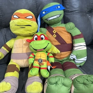 Nickelodeon & Build A Bear Teenage Mutant Ninja Turtle Plush Toys TMNT - Picture 1 of 6