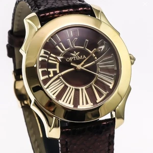 Optima • Swiss Watch• Quartz • PVD Gold • Stainless Steel • 38mm Presale 8/15 - Picture 1 of 11