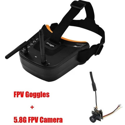 5.8G 40CH Dual Antennen FPV Brille Monitor Videobrille Headset HD mit 5.8G 25M - Bild 1 von 4