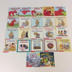 Clifford Bug Bear Boy Phonics Readers Seesaw Kindergarten 1st Grade 22 Book Lot - Picture 1 of 4