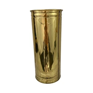 Vintage Bristol Brass and Copper, Inc. Planter Pot 9" USA Hollywood Regency - Picture 1 of 11