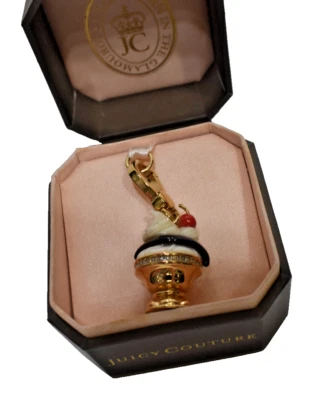 Juicy Couture Ice Cream Sundae Charm Gold New In Box! - Image 1 of 4