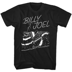 Camiseta para hombre Billy Joel piano en vivo mar música rock gira de conciertos merchandising - Imagen 1 de 5