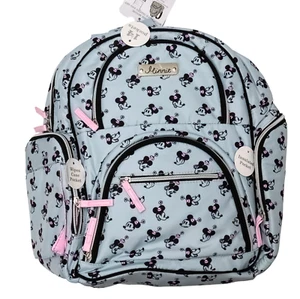 Disney Baby Minnie Mouse 14 Pocket Multi-Piece Diaper Bag Set All Over Print - Picture 1 of 14