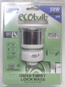 Feit Electric ECOBulb 11W / 50W 120V R16 CFL Flood GU10 Base BPESL11R16/GU10 - Picture 1 of 3