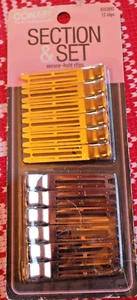 Conair Section & Set Secure-Hold Clips for Hair 12 Count #55309Z MIP - Picture 1 of 1