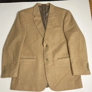 Kamelhaar Blazer Herren 40R Karamell Hellbraun Klassisch Sport Mantel von Albert Nipon - Bild 1 von 16