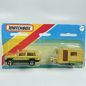 Matchbox Superfast TP-116 Jeep Cherokee & Caravan Holiday Club 1/64 - Sealed - Picture 1 of 8