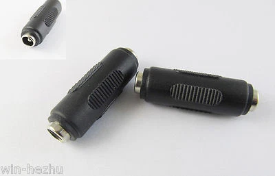CCTV DC Power 5.5mm x 2.1mm Female to 5.5mmx2.1mm Female Jack Adapter Connector - Image 1 of 4